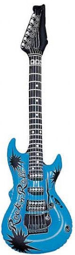 Inflatable Blue Guitar