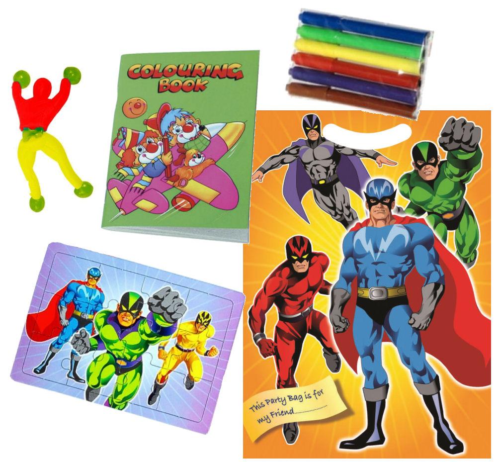 Super Hero - Filled Party Bag - Party Perfecto