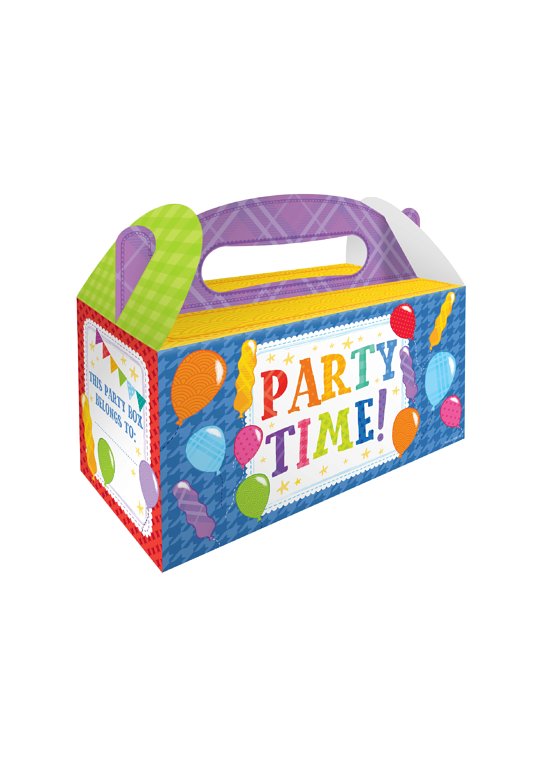 6 Large Party Time Party Boxes