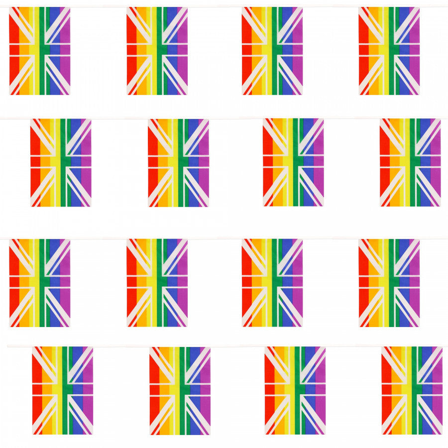 Rainbow Pride Union Jack Flag Bunting