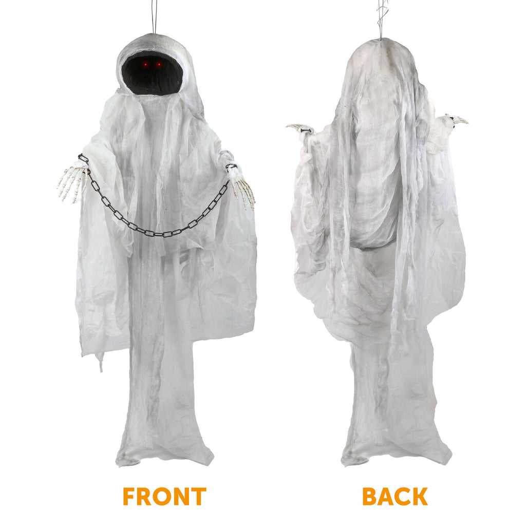 Animated Life-Size Hanging Ghastly Ghoul Decoration