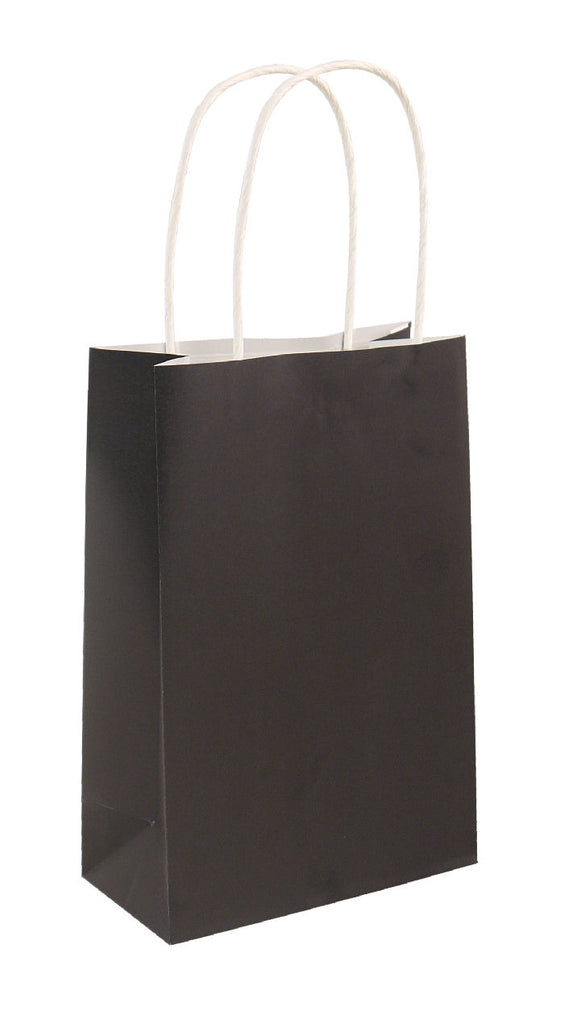 6 Black Bags With Handles