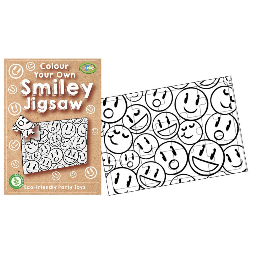 Re:Play Mini Happy Face Colour Your Own Jigsaw Puzzle
