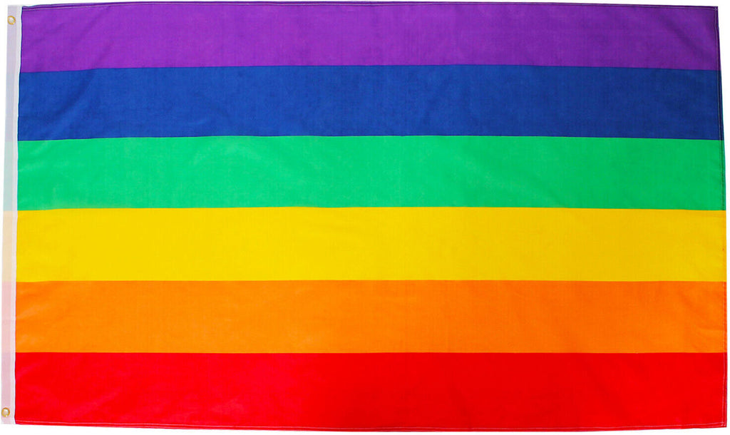 Large Rainbow Pride 5ft x 3ft Flag