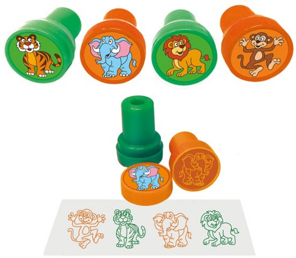 6 Jungle Ink Stamps