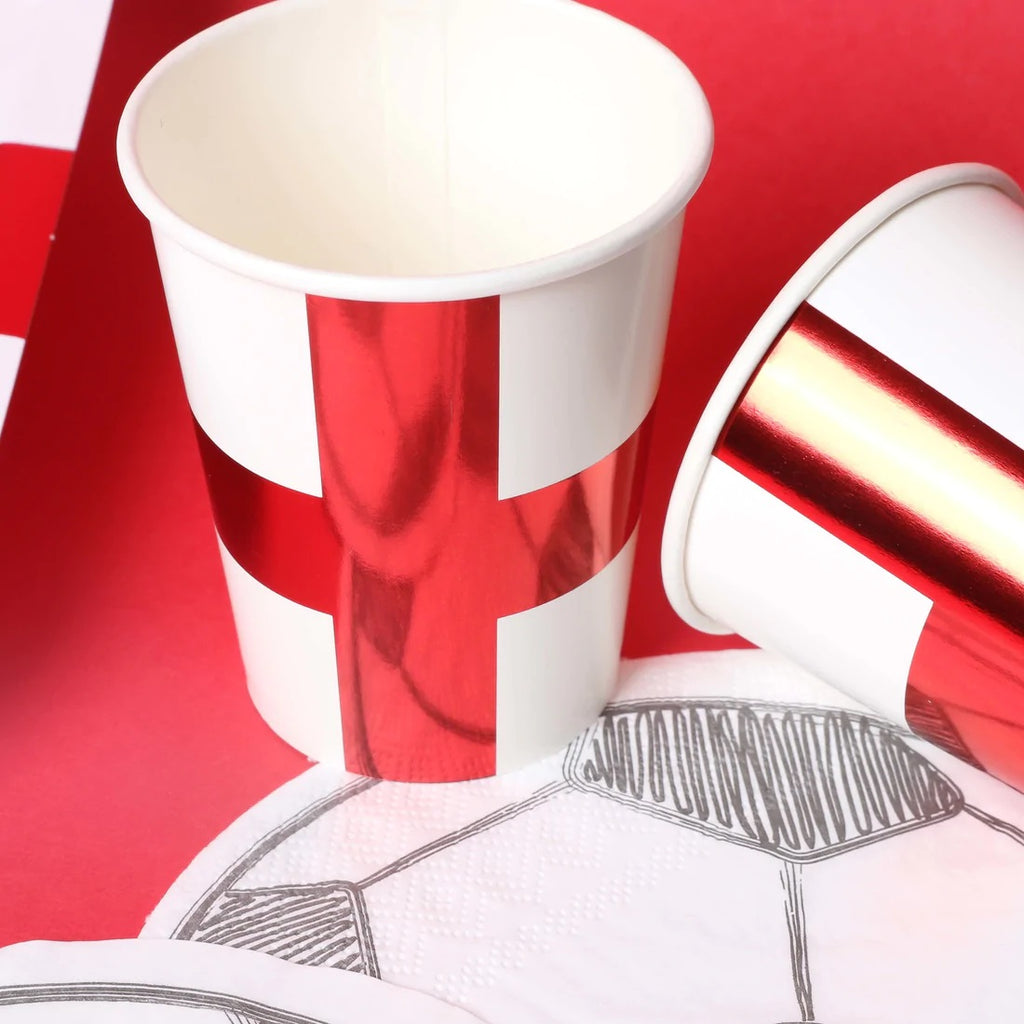 10 England 9oz Paper Cups