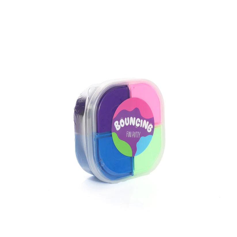 4 Colour Bouncing Putty Tub