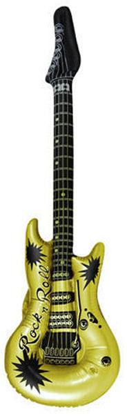 Inflatable Gold Guitar