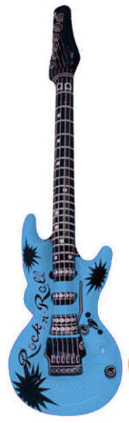 Inflatable Baby Blue Guitar