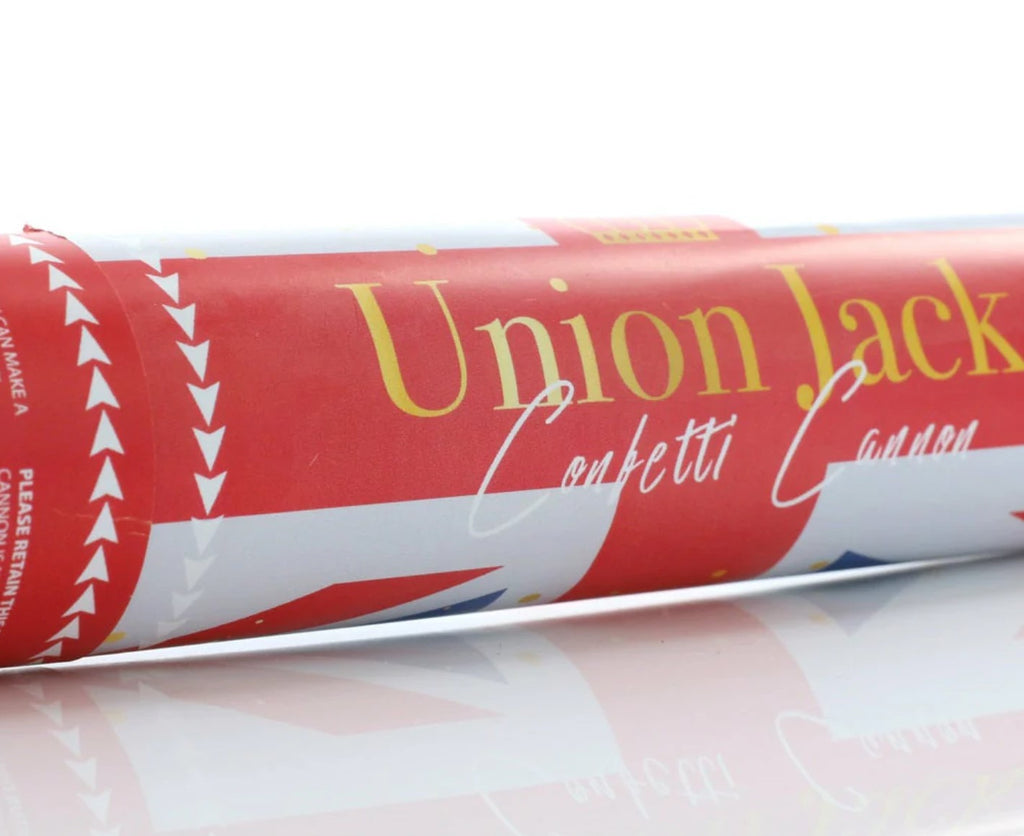 Small Union Jack Confetti Cannon