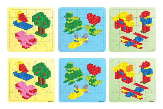 6 Brickz Jigsaw Puzzles