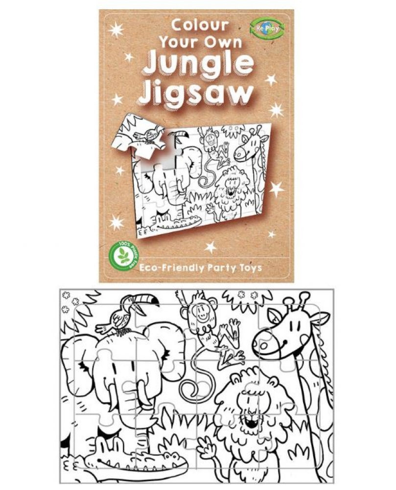 Re:Play Mini Jungle Colour Your Own Jigsaw Puzzle