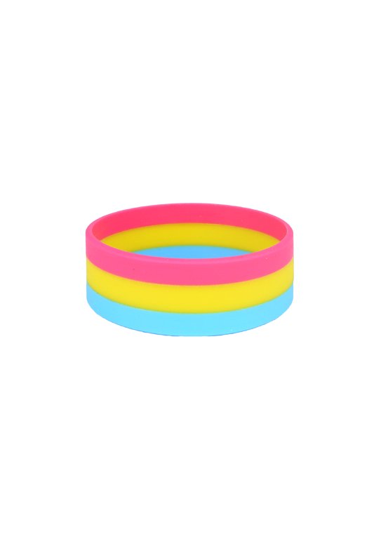 Pansexual Pride Silicone Bracelet