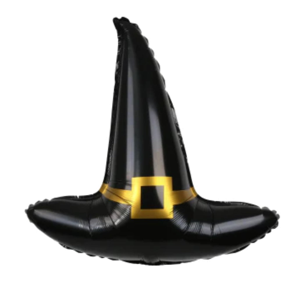 Black Witches Hat 37" Foil Balloon